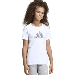 Animal Print Graphic Mädchen T-Shirt