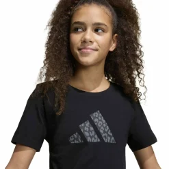 Animal Print Graphic Mädchen T-Shirt