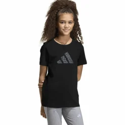 Animal Print Graphic Mädchen T-Shirt