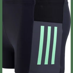 Colourblock 3-Streifen Boxer-Badehose Jungen Badehose
