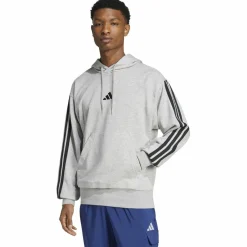 Essentials 3-Streifen French Terry Herren Kapuzensweater