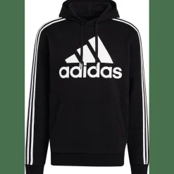 Essentials Fleece 3-Streifen Logo Hoodie Herren Kapuzensweater