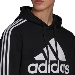 Essentials Fleece 3-Streifen Logo Hoodie Herren Kapuzensweater