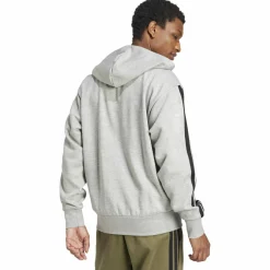 Essentials 3-Streifen Herren Kapuzensweater