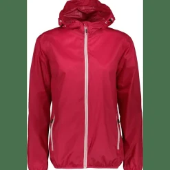 Jacket Rain Fix Hood Damen Regenjacke