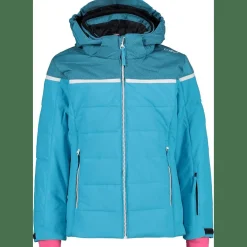 Kid G Jacket Snaps Hood Kinder Skijacke