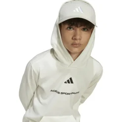 Slogan Fleece Jungen Kapuzensweater