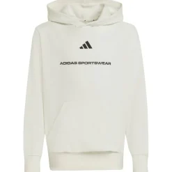 Slogan Fleece Jungen Kapuzensweater