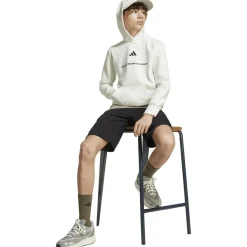 Slogan Fleece Jungen Kapuzensweater