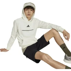 Slogan Fleece Jungen Kapuzensweater