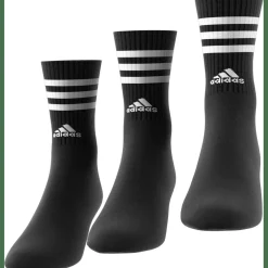 3-Streifen Cushioned Crew 3er-Pack Kinder Socken