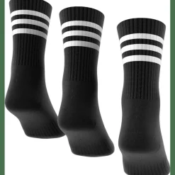 3-Streifen Cushioned Crew 3er-Pack Kinder Socken