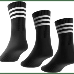 3-Streifen Cushioned Crew 3er-Pack Kinder Socken