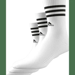 3-Streifen Cushioned Crew 3er-Pack Unisex Socken