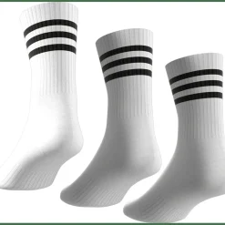 3-Streifen Cushioned Crew 3er-Pack Unisex Socken