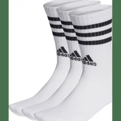 3-Streifen Cushioned Crew 3er-Pack Unisex Socken