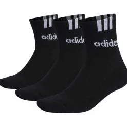 3-Streifen Linear Half-Crew Cushioned 3er-Pack Unisex Socken