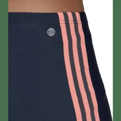 3-Streifen Boxer-Badehose Herren Badehose