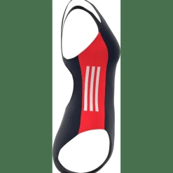3-Streifen Colorblock Badeanzug Damen Badeanzug