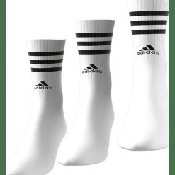 3-Streifen Cushioned Crew 3er-Pack Kinder Socken