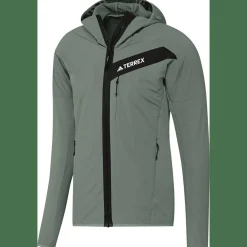 Terrex Techrock Hooded Wind Fleecejacke Herren Jacke