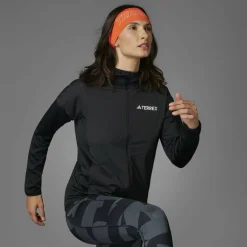 Terrex Xperior Climawarm+ Wind Light Fleece Hooded Damen Midlayer